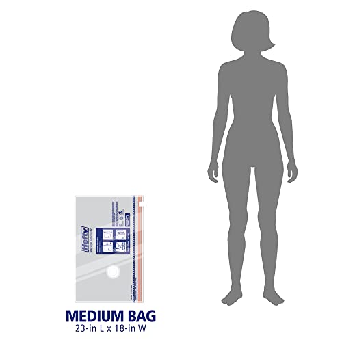 Hefty Shrink-Pak Vacuum Storage Bags - Space Saver for Under Bed Storage, Clothing and Comforters, 3X More Storage Space, 6 Medium Zipper Bags - size: Solo, style: 6 Medium / Clothing