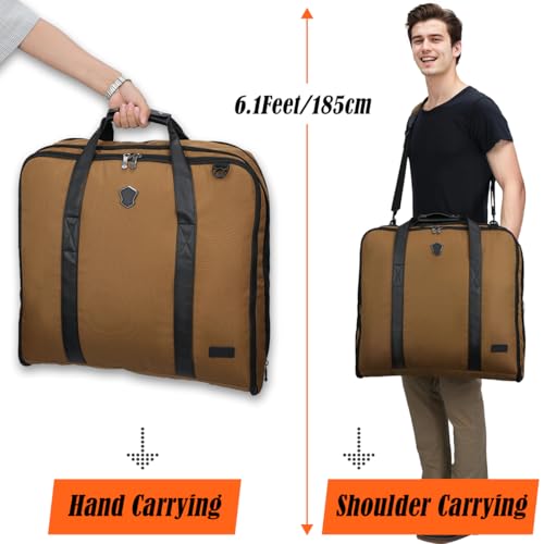 WELKINLAND 2-Suit Carry On Garment Bag for Travel, 30L Garment Bag for Suit