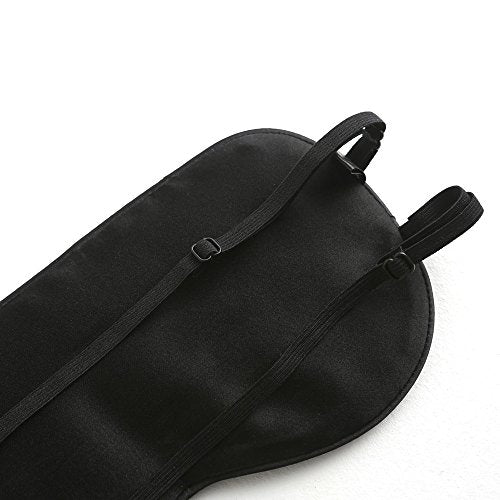 Tim & Tina 100% Natural Silk Sleep Mask Soft Comfortable Smooth Eye Mask with Adjustable Strap Blindfold for Women Men Black - Two Straps - color: Black - Two Straps
