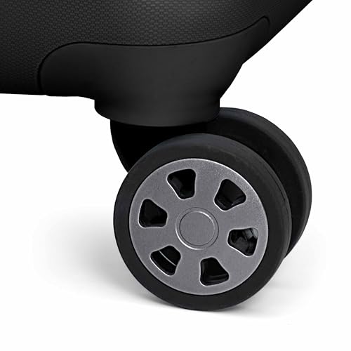 Traveler's Choice Pagosa Hardshell Expandable Luggage with Spinner Wheels, Black, 27-Inch Medium - color: Black, size: 27-Inch Medium