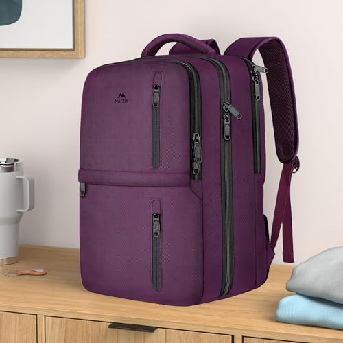 MATEIN Travel Backpack for Women, Extra Large 40L Carry on Backpack, Purple - color: Purple, size: X-Large
