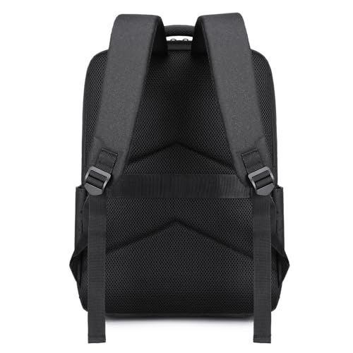 Slim Business Laptop Backpack, Water Resistant Travel Backpack, Durable Computer Bag, Fits 15.6 Inch Laptop, Black.
