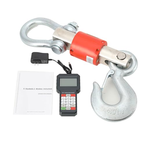10000kg /22000lbs Crane Scale 10 Ton Digital Hanging Scale Electronic Wireless Industrial Heavy Duty Crane Scale with Hook Remote Control