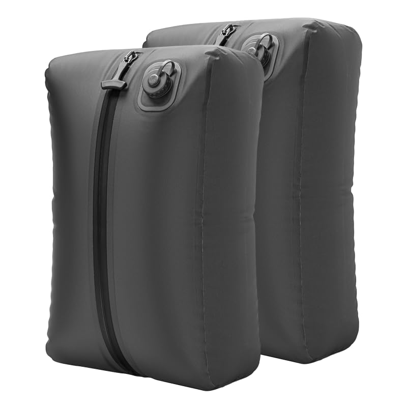 reeyee 20L Automatic Vacuum Compression Bags, 2 Pack, Gray - color: Gray