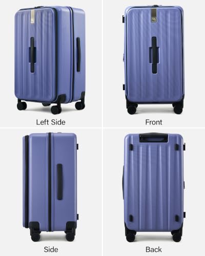 Hanke 28 Inch Top Opening Expandable Extra Large Luggage With TSA Lock,114L - color: Deep Space Purple, size: 28 Inch
