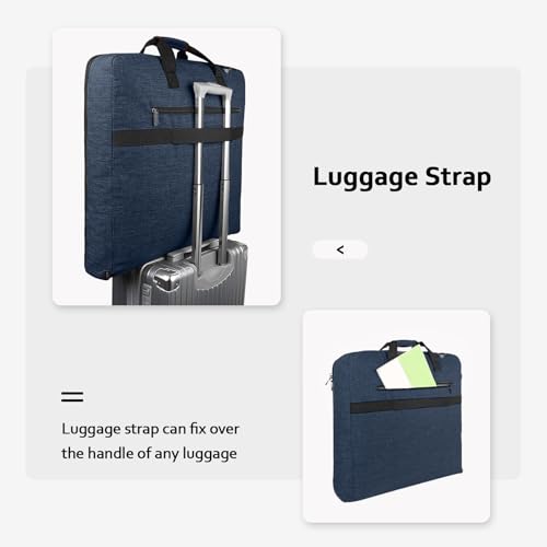 MATEIN Travel Garment Bags, Large Convertible Carry On Garment Bag, Blue - color: Blue