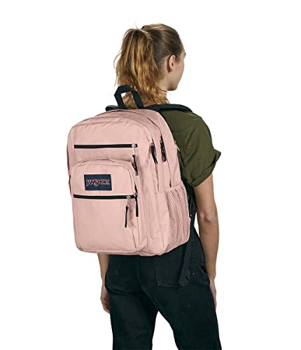 JanSport Laptop Backpack - Computer Bag with 2 Compartments, Ergonomic Shoulder Straps, 15” Laptop Sleeve, Haul Handle - Misty Rose - color: Misty Rose