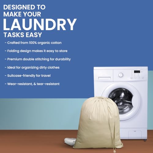 Laundry Bags| Storage bag| Heavy Duty Canvas Cotton Long Strap with Drawstring Closure| Travel Bag for Dirty Clothes| Hamper Liner Machine Washable large laundry bag Home College Dorm 1 Pack 28"x36" - size: 28"x36"-Pack of 1