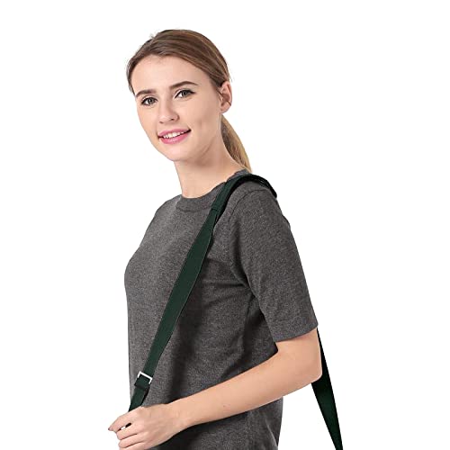 MOSISO 56 inch Shoulder Strap, Adjustable Soft Universal Non-Slip Strap - color: Emerald Green