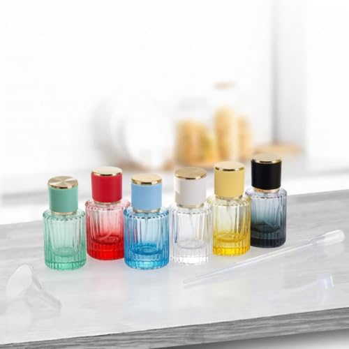 ptlsy Empty 30ml Glass Refillable Travel Perfume Spray Bottle Set, 12 Pack - size: 30ml*12pcs