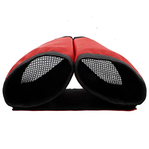 riemot Luggage Travel Cup Holder Free Hand Water Bottle Carrier Red - color: No Hook & Loop: Red
