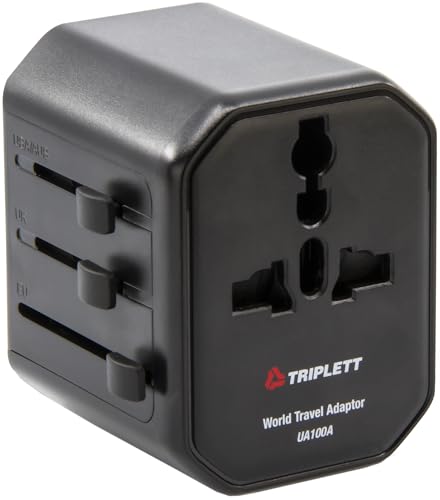 Triplett UA100A International Universal World Travel Adapter