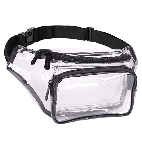 SoJourner Clear Stadium Approved Fanny Pack, Clear Transparent - color: Clear