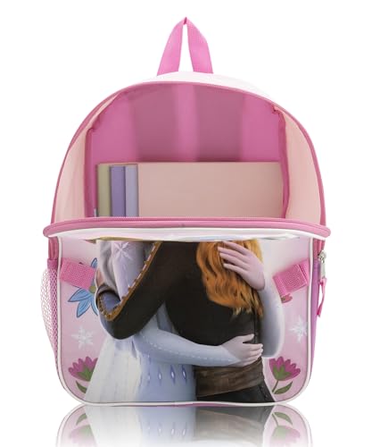 Disney Frozen Backpack with Lunch Box Set for Kids, 15in Bookbag, Elsa - color: Frozen 2