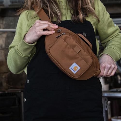 Carhartt Classic Adjustable Sling Bag, Durable, 600-Denier Water Resistant Hip Pack - color: Essential Waist Pack (Mossy Oak Bottomlands)
