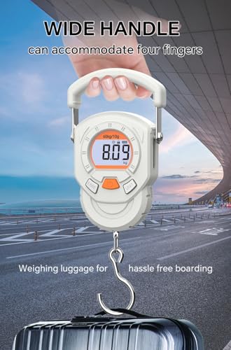 Klau Portable Luggage Scale,Heavy Duty, 60 kg / 120 lb,Gray