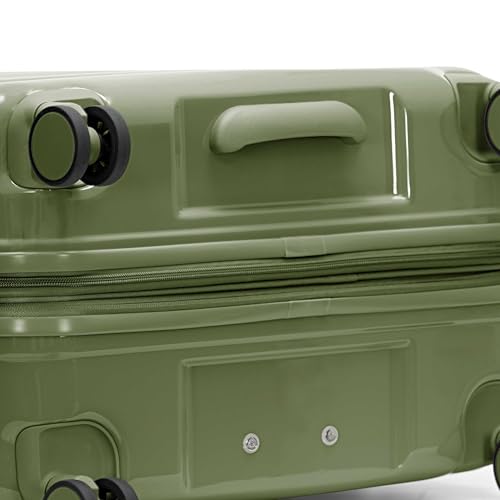 Traveler's Choice Edinburgh II Hardside Spinner Luggage, TSA Lock, Green, 2 Piece Set (21/29) - color: Green, size: 2 Piece Set (21/29)