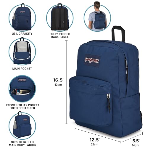 JanSport SuperBreak Plus Backpack - color: Pastel Lilac