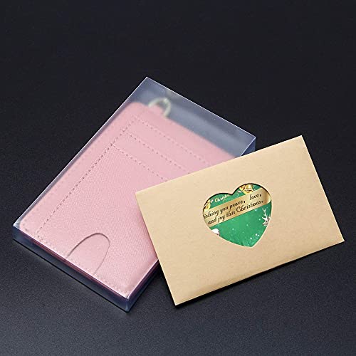 GEEAD Slim Minimalist Front Pocket RFID Blocking Card Holder Wallets for Men & Women - color: Pink