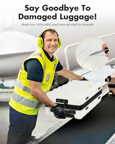 Lekesky 18 Inch Expandable Carry On Luggage Airline Approved, Beige - color: D-Beige, size: 18 Inch