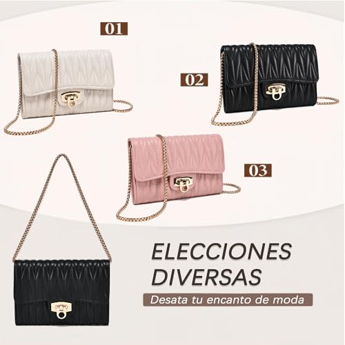 Small Crossbody Bag Sling Bag, Phone Holder for Women - color: L Black