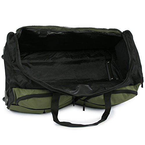 Pacific Coast Unisex 30' Large Rolling Duffel Bag, Olive,One Size - color: Olive