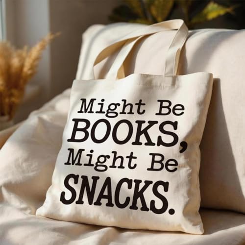 Book Lover Tote Bag with Funny Reading Quote Bag - color: Book 01