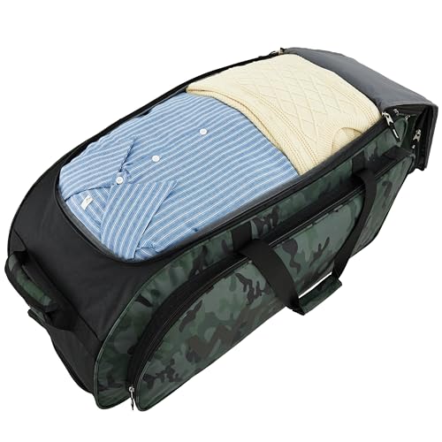 Wrangler Wesley Rolling Duffel Bag, Camo - color: Camo