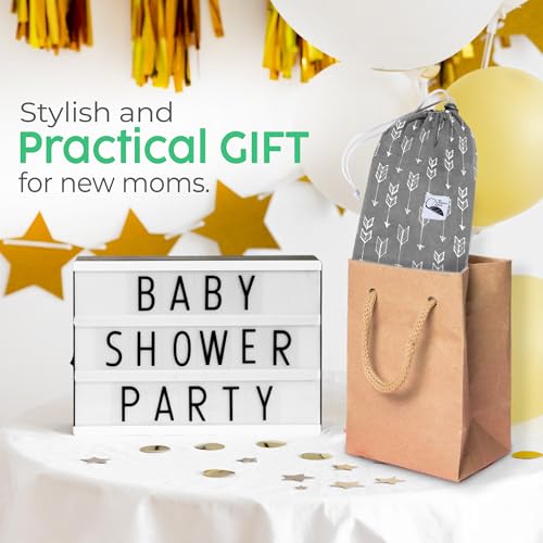 San Francisco Baby Nursing Cover – Breathable Breastfeeding Cover for Nursing, 360° Nursing Cover Up for Breastfeeding, Privacy Nursing Covers, Nursing Blanket for Breastfeeding – Luxury Gray - color: Luxury Gray