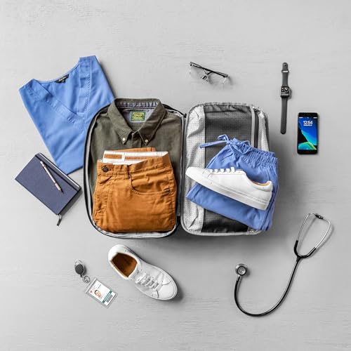 Knack Series 2 Small Travel Backpack 16-Inch Laptop, Expandable 17-27L - color: Black, size: Small Backpack