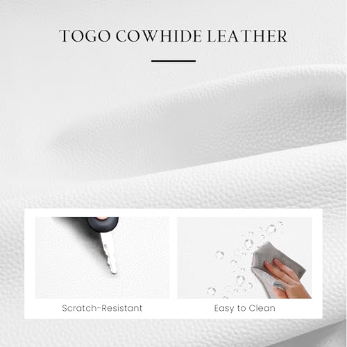 befen Genuine Leather Crossbody Bags for Women, Anti Theft Shoulder Purse - color: White