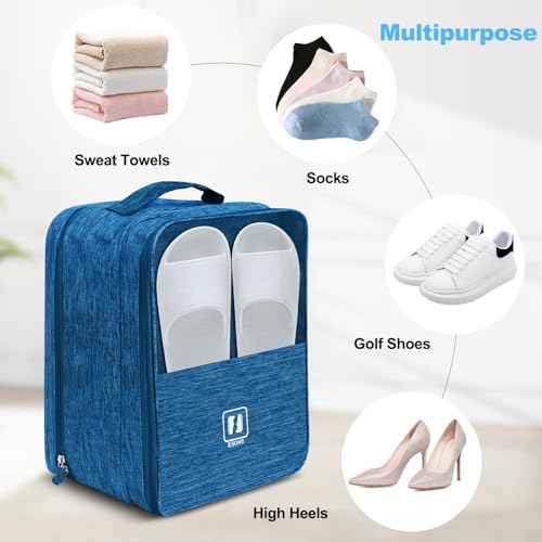 Travel Shoe Bag,Holds 3 Pairs of Shoes, for Travel&Daily Use - color: Blue