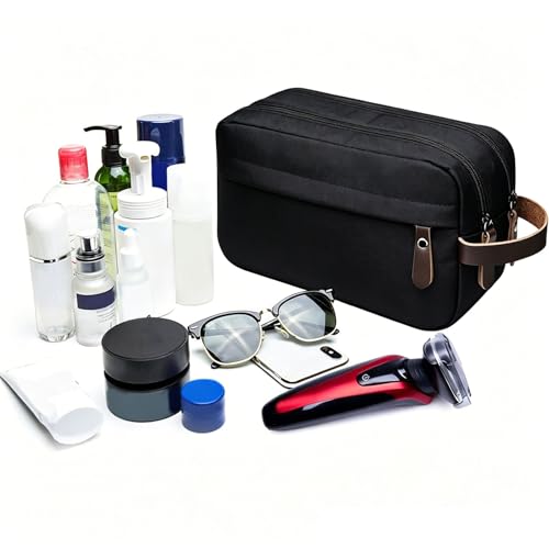 Travel Toiletry Bag Double Layer Dopp Kit Hanging Cosmetic Makeup Organizer