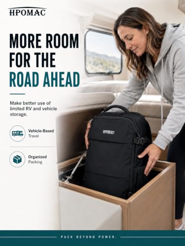 Vacuum Compression Travel Backpack, Black, Fits 17-Inch Laptop - color: Black
