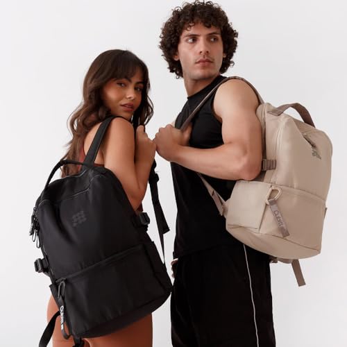 Cubitt Backpack, Lightweight Laptop Backpack | Water-Resistant Backpack for Work, College & Travel with Organizer, 12kg Capacity - color: Warm Beige