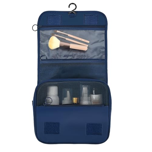 Belsmi 8 Set Packing Cubes with Shoe Bag - Compression Travel Luggage Organizer - color: 8pcs Navy