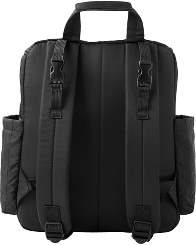 Skip Hop Diaper Bag Backpack: Forma, Multi-Function Baby Travel Bag with Changing Pad & Stroller Attachment, Jet Black - color: Black