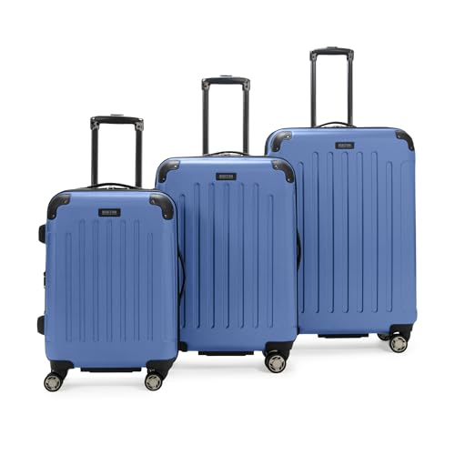 Kenneth Cole REACTION Renegade Luggage Expandable 8-Wheel Spinner Lightweight Hardside Suitcase, Periwinkle Blue, 3-Piece Set (20"/24"/28") - color: Periwinkle Blue, size: 3-Piece Set (20"/24"/28")
