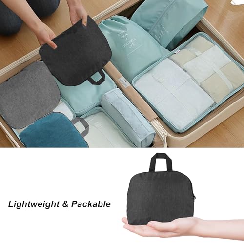 TANTOMI Ultra Lightweight Packable Backpack 25L - Foldable Hiking Daypack for Travel, Small Rucksack for Men Women Outdoor - Black - color: Black