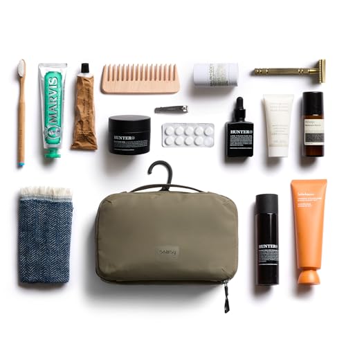 Bellroy Hanging Toiletry Kit 3L, Travel Toiletry Bag - SeaKelp - color: SeaKelp