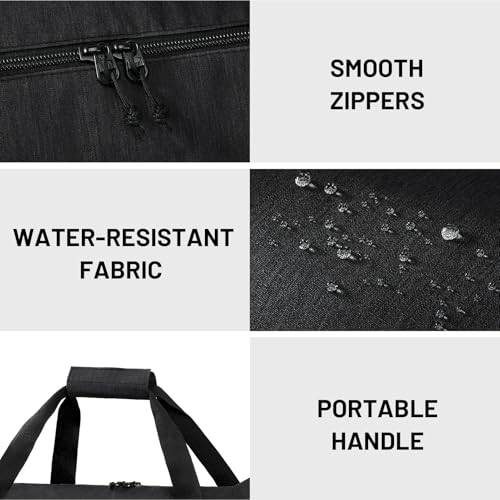 MIER Small Gym Duffle Bag with Shoe Compartment & Wet Pocket, 24L, Black - color: black, size: 24L