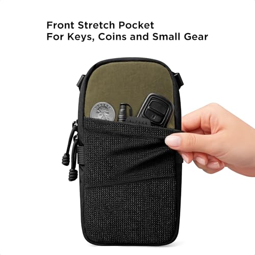 ALPAKA Modular Shoulder Pocket Small Phone Purse Crossbody Bag - color: Green-max