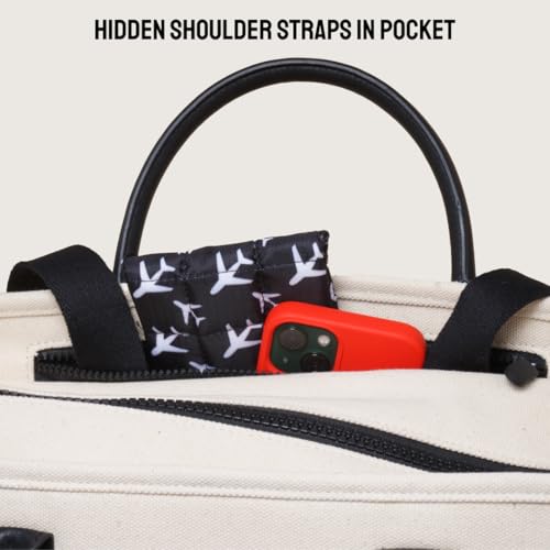 Cincha Canvas Go-Tote Bag, Water-Resistant, Versatile Travel Bag, Lightweight & Compact, As Seen on Oprah's Favorite Things - color: Olive, style: Mini