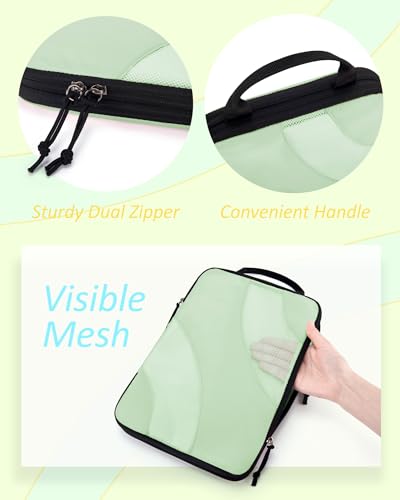 BAGSMART 6 Pc Polyester Compression Packing Cubes for Trave
