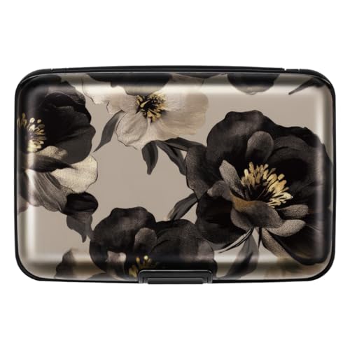 Coco Rossi Credit Card Holder RFID Aluminum Small Mini Wallet Women - color: Champagne Rose