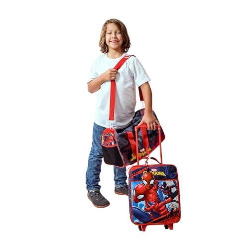 Bioworld Spider-Man & Miles Morales 4-Piece Youth Travel Set - color: Spider-Man & Miles Morales