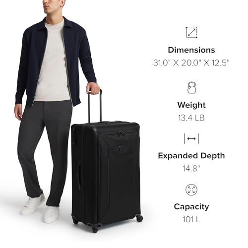 TUMI Aerotour X-Large Front Pocket Expandable Checked, 31", Black - color: Black, size: 31" Extended Trip Expandable Packing Case