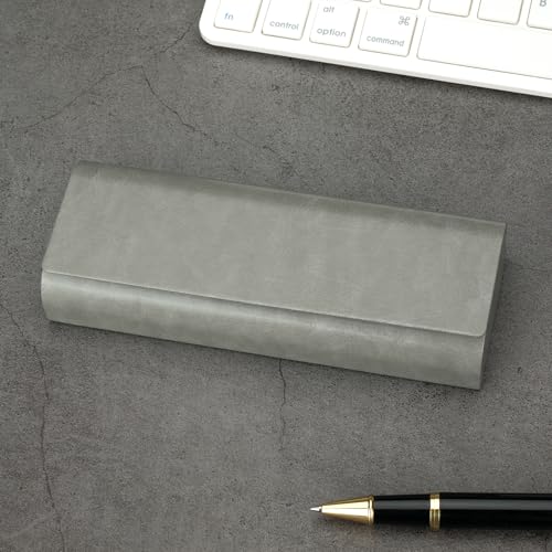 Vemiss Hard Shell Eyeglass Cases, Lightweight Portable Glasses Case for Women Men - color: D1-grey