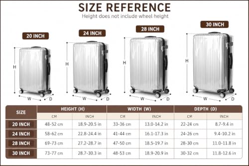 Clear PVC Luggage Cover 28",Waterproof Suitcase Protector with Zip - color: Black Trim-Upgraded Zipper, size: L(26-28inch luggage)