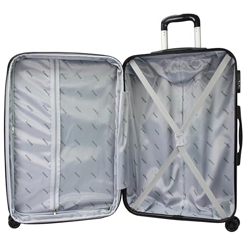 World Traveler Kemyer Quest 29-Inch Hardside Lightweight Expandable Spinner Suitcase Luggage - Navy - color: Navy, size: 29-inch